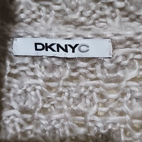 DKNYC Tan Knitted Sweater Sz Large - Picture 6 of 10